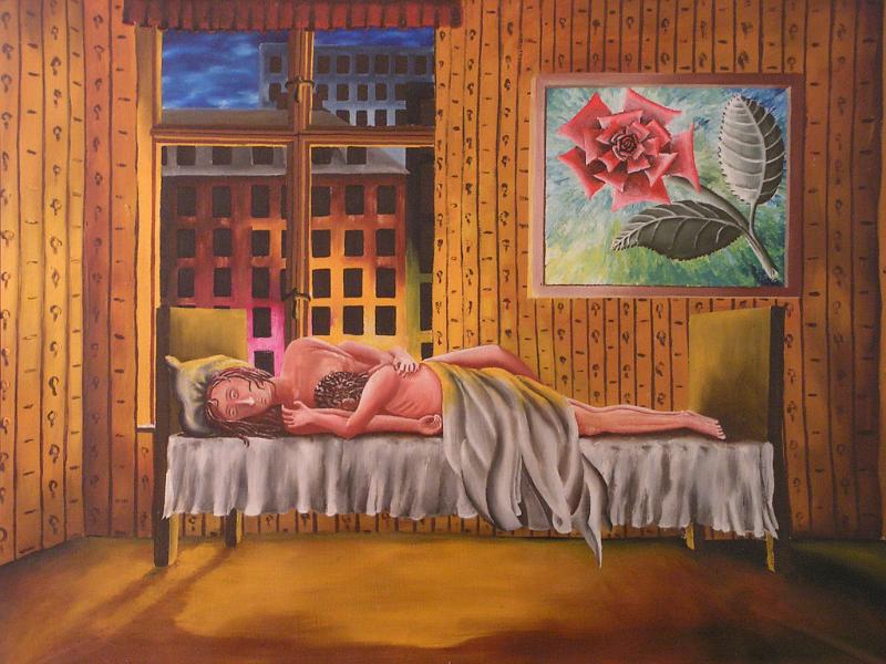 Act of Forgetting, 1980, ÖL-Leinen, 45x35.jpg